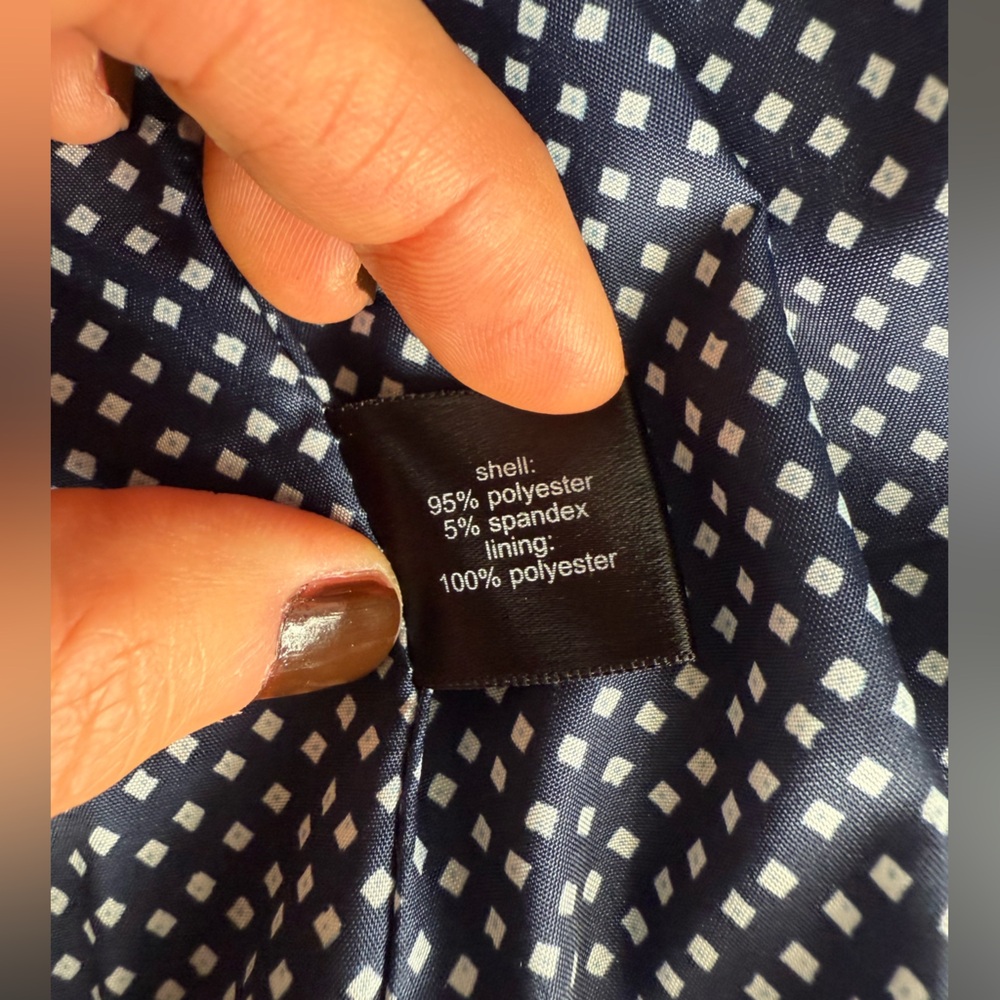 The Limited Navy Blue Tailored Blazer Office Career Jacket Size XS - Picture 9 of 10